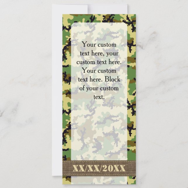 Camouflage des bois (Devant)