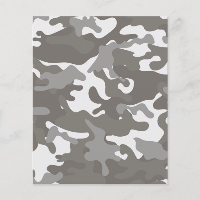 Camouflage gris et blanc (Devant)