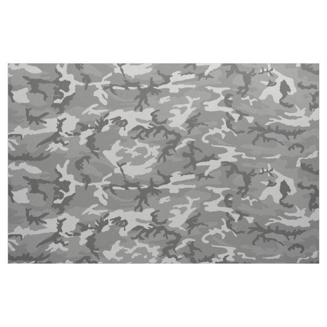 Camouflage gris Tissu Camo de montagne/neige/gris (Fat Quarter)