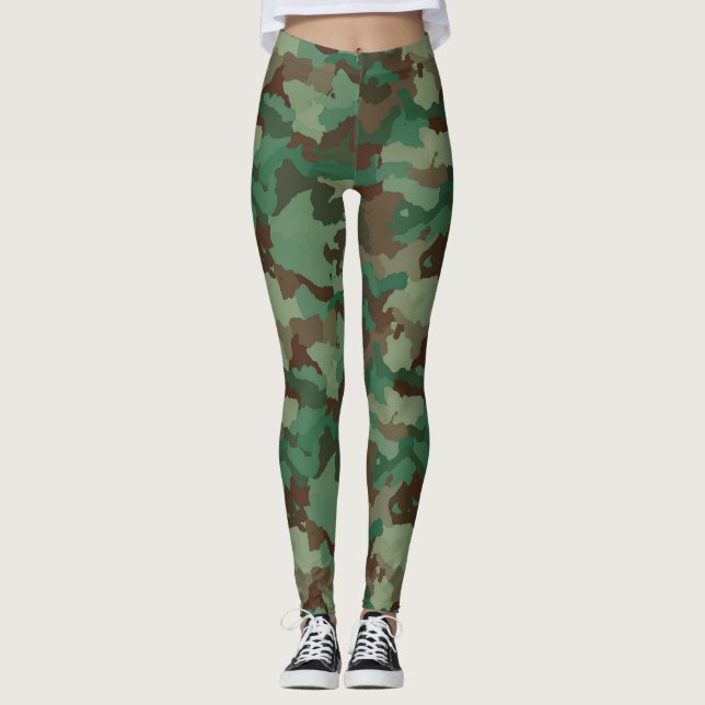 Camouflage Leggings Féminins (Devant)