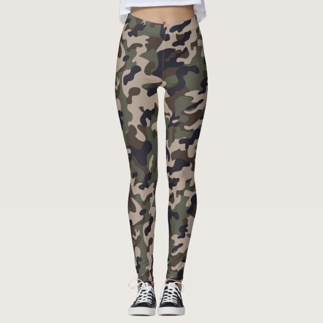 Camouflage Leggings Féminins (Devant)