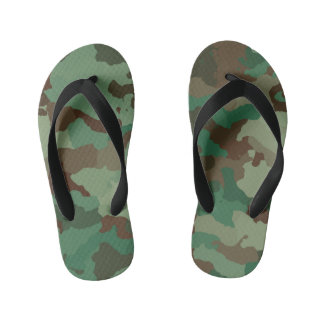camouflage militaire enfants tongs