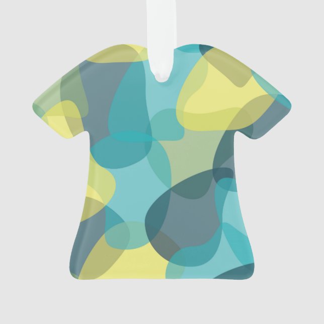 Camouflage, moderne, cool, tendance, géométrique u (dos)