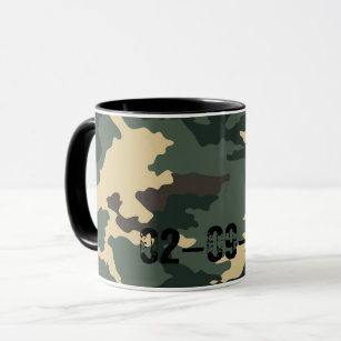 Camouflage Muster Sleeve For iPads Coffee Mug