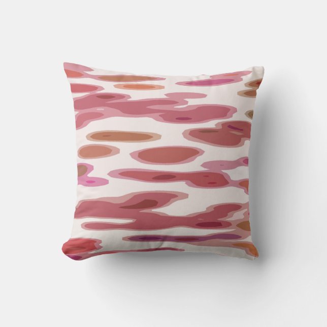 Camouflage rose Coussin (Recto)