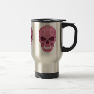 Camouflage rose Crâne Voyage Mug