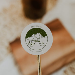 Camp Bachelorette Party Favoriser Sticker