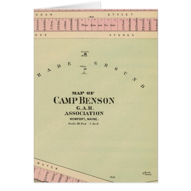Camp Benson, Newport, Maine (Devant)