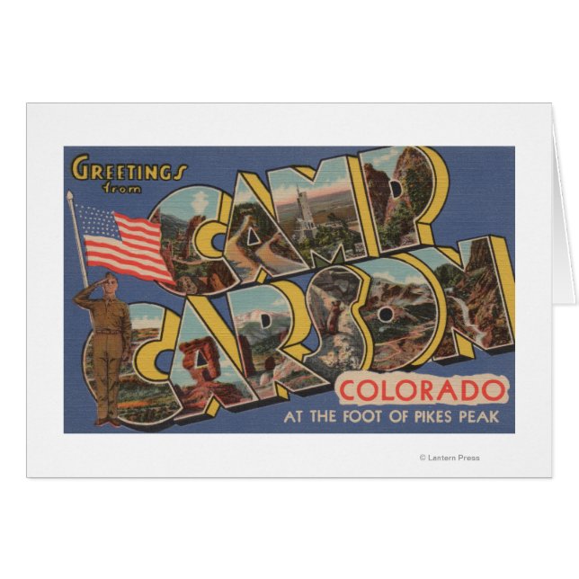 Camp Carson, Colorado - Pikes Peak (Devant horizontal)