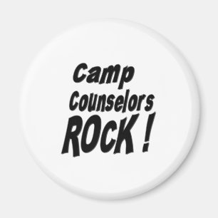 Camp Counselors Rock ! Magnet