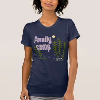 Camp de famille 2023 T-shirt adulte équipé