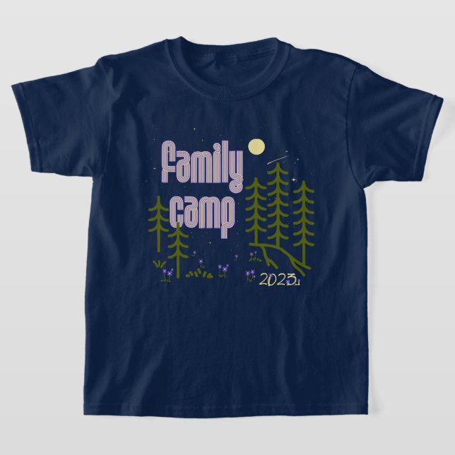 Camp de famille 2023 T-shirt pour jeunes (Poser)