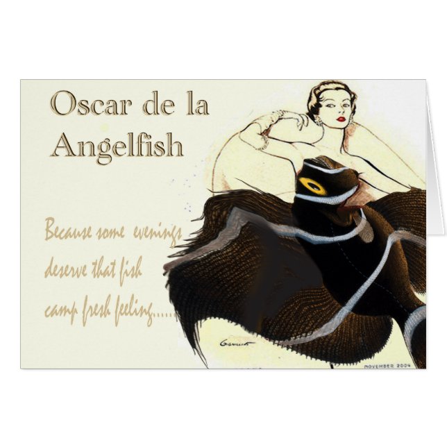 "Camp de poissons frais " (Devant horizontal)