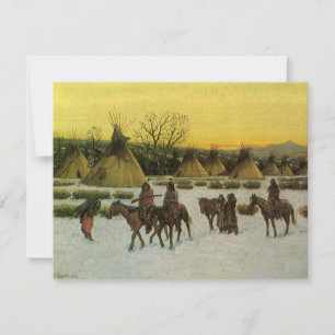 Camp de Sioux à Wounded Knee par John Hauser
