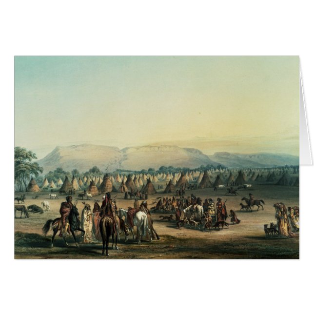 Camp des Indiens de Piekann (Devant horizontal)