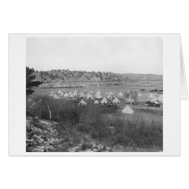 Camp du général Brook près de Pine Ridge (Devant horizontal)