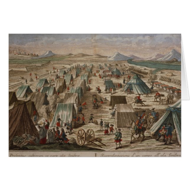 Camp militaire, c.1780 (Devant horizontal)