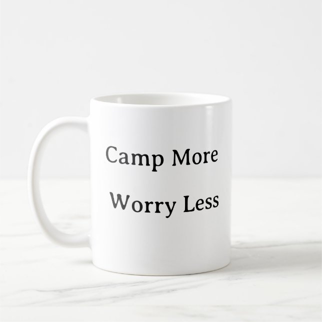 Camp Plus S'Inquiéter Moins De Mug - Don Peaceful  (Gauche)