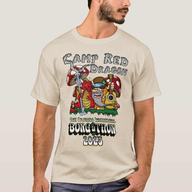 Camp Red Dragon 2025 B.A.T. Khaki T-shirt Basic (Devant)