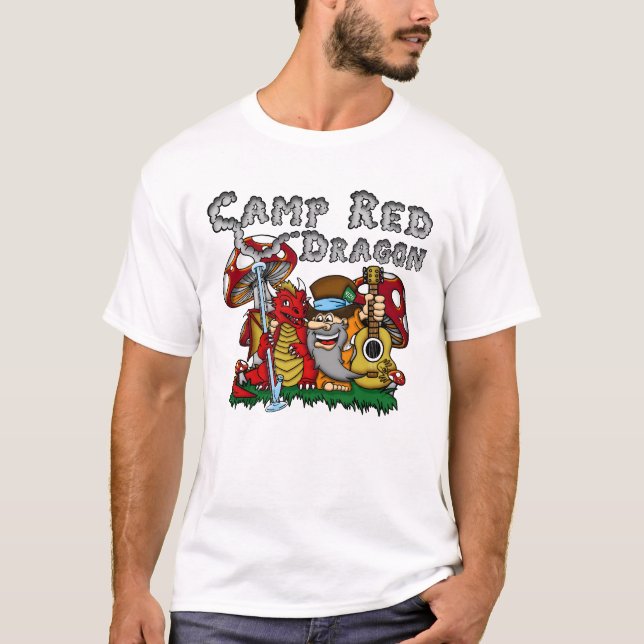 Camp Red Dragon 2025 B.A.T. White D/S T-Shirt (Devant)