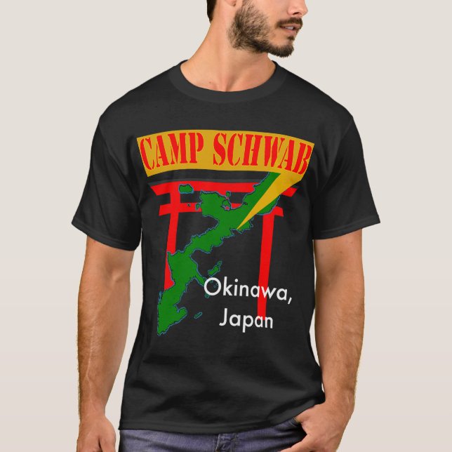 Camp Schwab, Nago, Okinawa, Japon T-shirt (Devant)