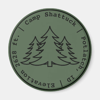 Camp Shattuck - Logo de timbre - Magnet