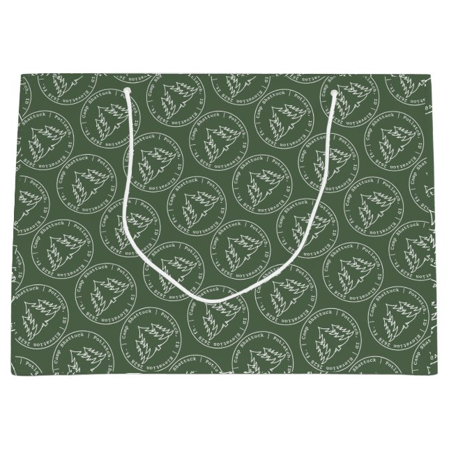 Camp Shattuck - Logo Tampon - Sac Cadeau (Devant)