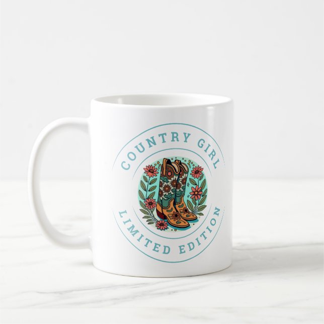 Campagne fille Mug (Gauche)
