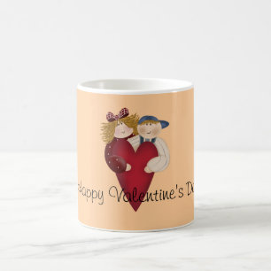Campagne Heureuse Sainte-Valentin Couple Mug