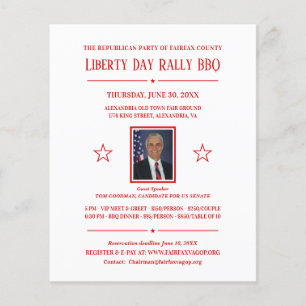 Campagne politique Collecte de fonds Invitation av