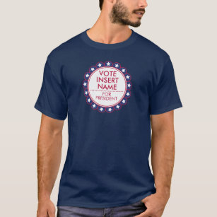 Campagne politique de T-shirt d'hommes d'élection