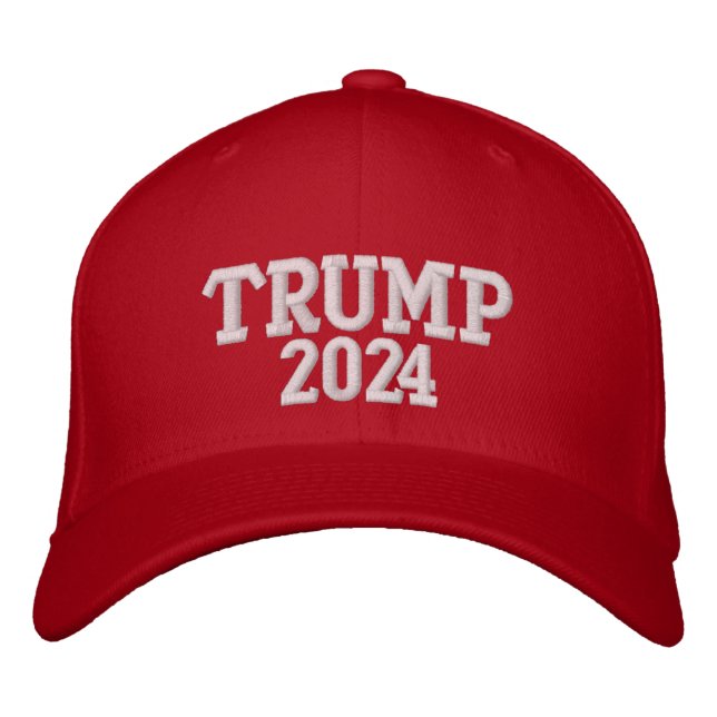 Campagne Trump 2024 Casquette de baseball brodé ro (Devant)