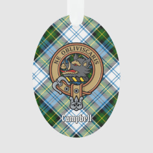 Campbell Crest au-dessus de Tartan