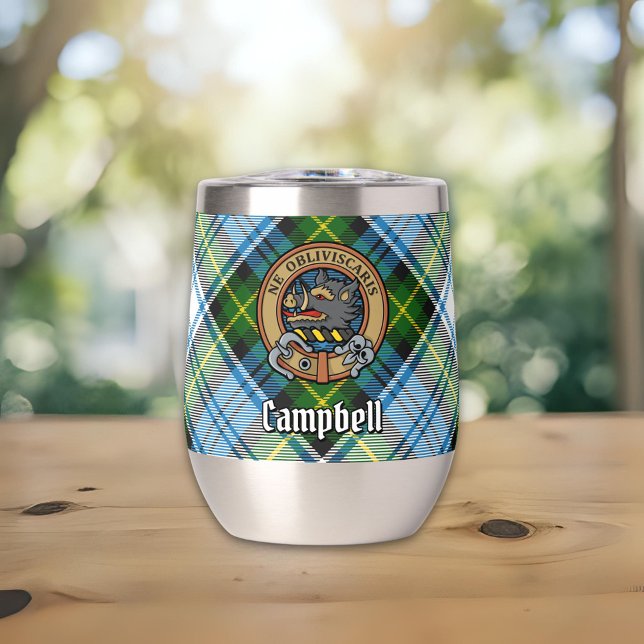 Campbell Crest au-dessus de Tartan (Créateur téléchargé)