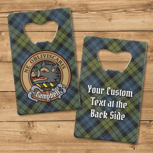 Campbell Crest sur Tartan (Créateur téléchargé)
