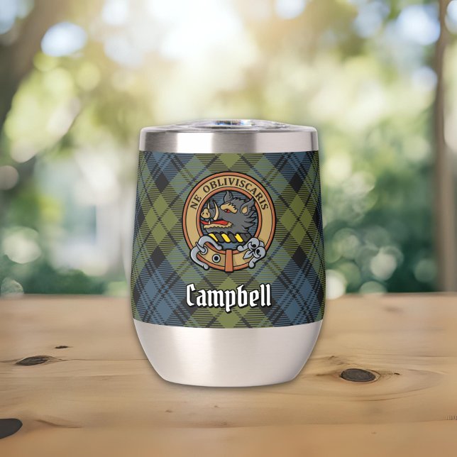 Campbell Crest sur Tartan (Créateur téléchargé)