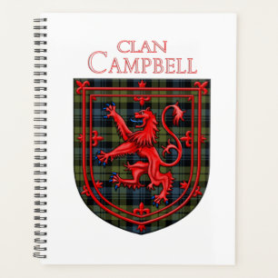 Campbell Tartan Scottish Plaid Lion Rampant