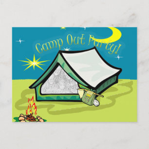 Campent la carte de partie de photo