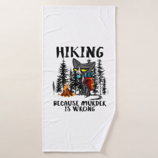 Camper Gift | Hiking Because Murder Is Wrong Xmas