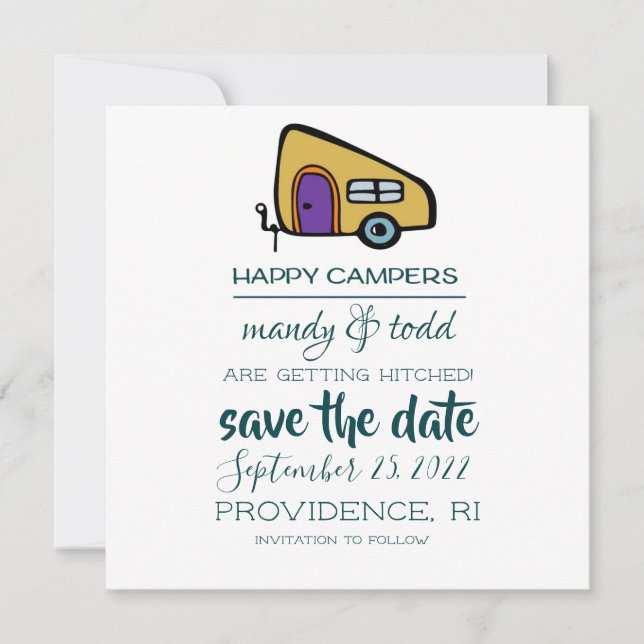 Camper Save The Date (Devant)