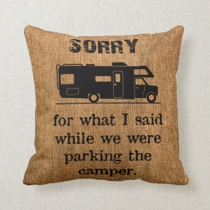 Campeur ou coussin de Motorhome