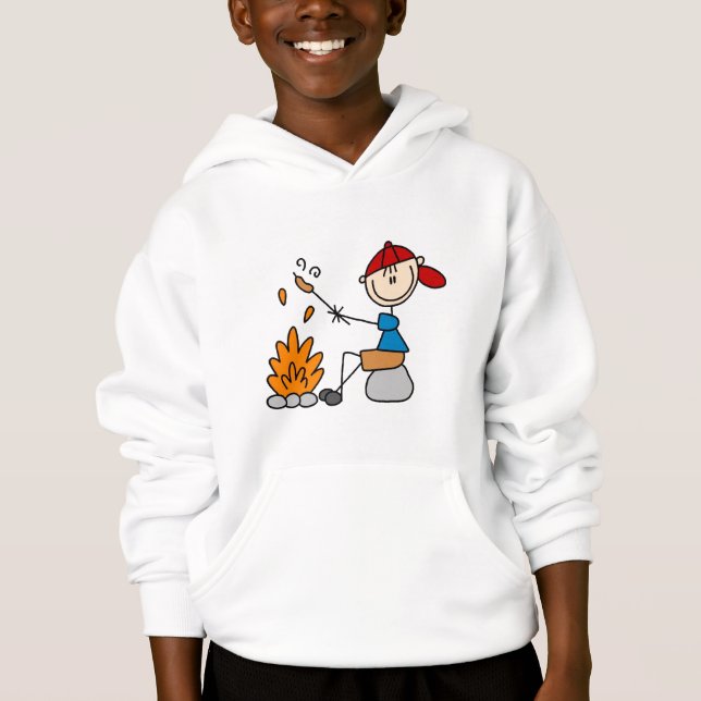 Campeur rôtissant des T-shirts et des cadeaux de (Devant)