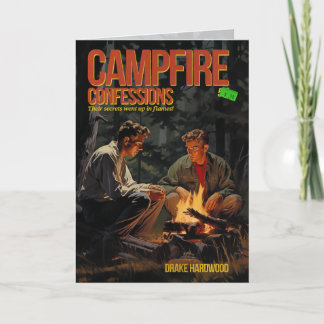 Campfire Confessions Pulp Fiction Carte de voeux