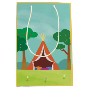 Camping à thème Anniversaire Goodie / Sacs cadeaux