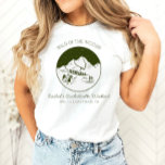 Camping Bachelorette T-shirt personnalisé<br><div class="desc">C'est une chemise de soirée bachelorette entièrement modifiable "wild in the woods". Modifiez TOUS les libellés, les polices et toutes les couleurs. Pour accéder à tous les outils de conception, sélectionnez "modifier à l'aide de l'outil de conception". Si vous avez des questions pour moi, veuillez me contacter à tout moment...</div>