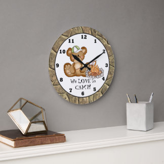 Camping Bear Camper Horloge 3