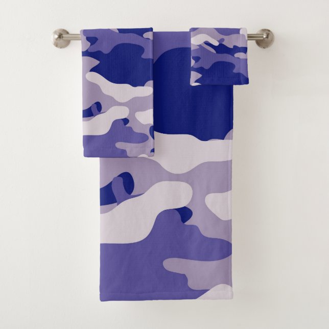 Camping Chasse Camping Camouflage bleu (En situation)
