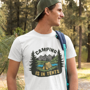 Camping Dans Tentes T-Shirt