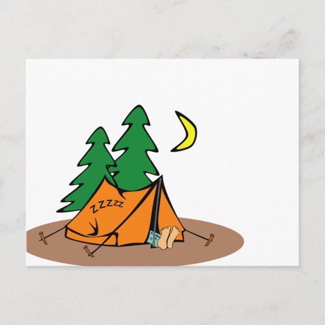 Camping de carte postale (Devant)