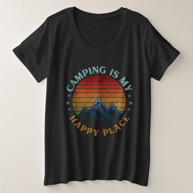 CAMPING EST MON ENDROIT HEUREUX (Design devant)